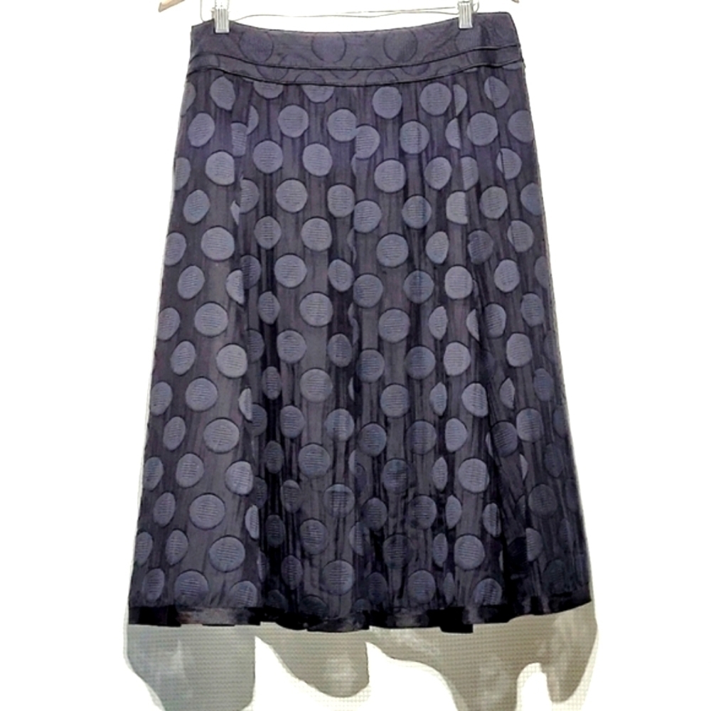 Talbots Black Flowy Skirt (16)